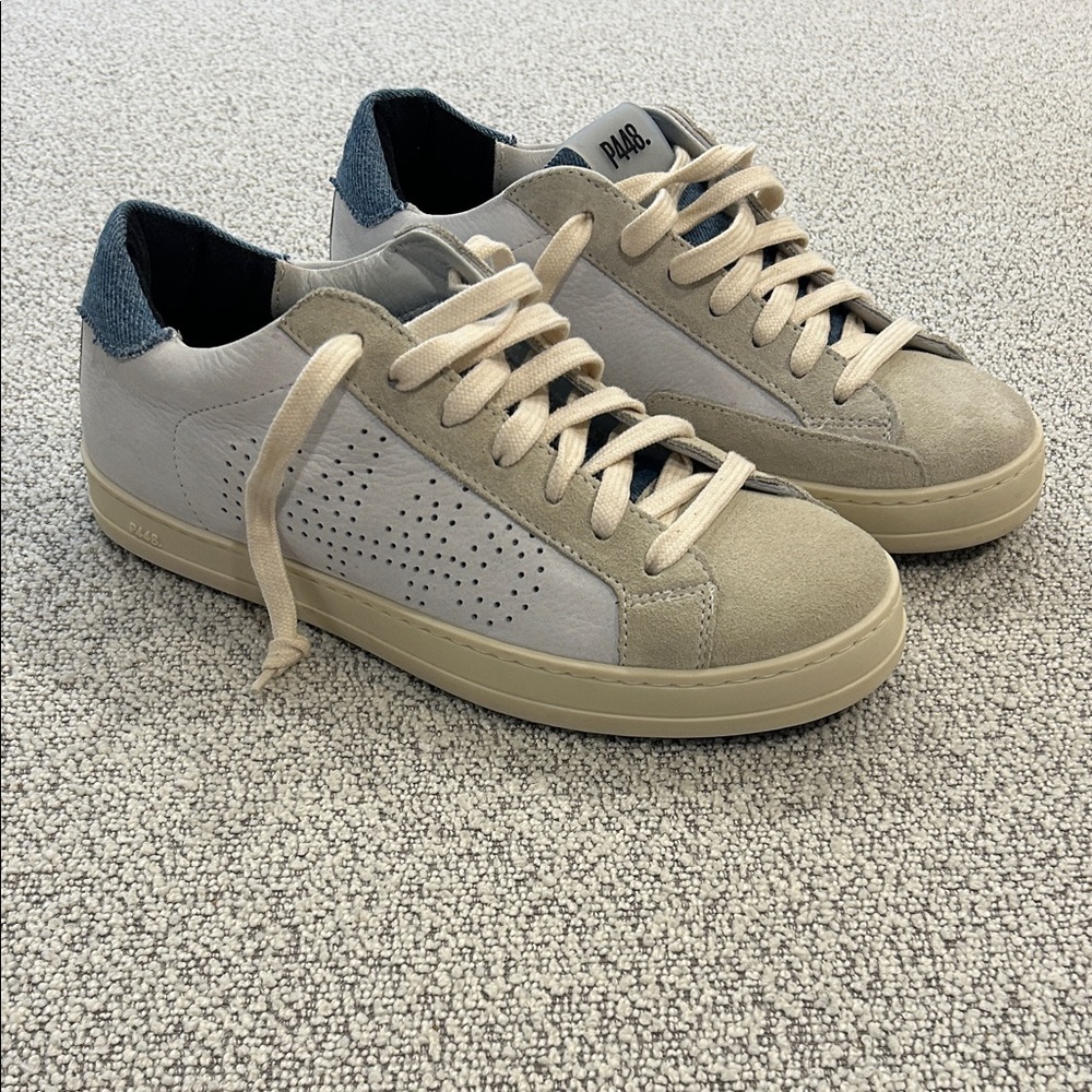 P448 Women's John Denim Low Top Sneakers